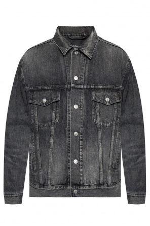 Kurtka jeansowa z logo, zdjęcie 1 Kurtka jeansowa z logo od Balenciaga